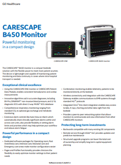 CARESCAPE B450 Monitor | GE Healthcare